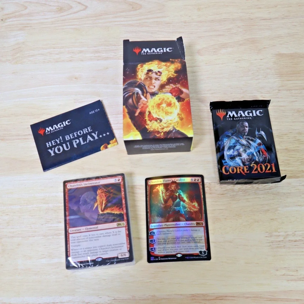Set Of 5 Core Set 2021 Planeswalker Decks MTG Magic The Gathering READ